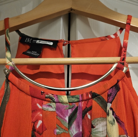 I.N.C International Concepts Petite Women’s A-Line Racer-back Maxi Dress - Picture 4 of 6